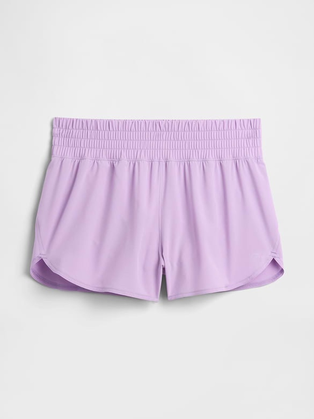 Lilac High-Waisted Athletic Shorts - Picture 2 of 4